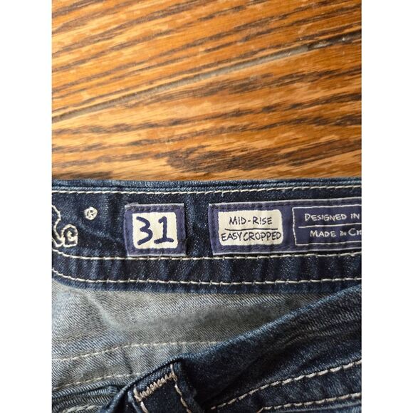Miss Me mid-rise easy crop jeans sz 31x22 - Picture 3 of 6
